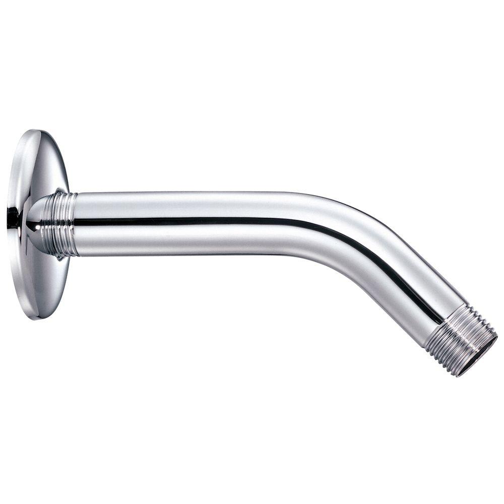 Danze 6 in. Shower Arm with Flange in Chrome-D481136 - The Home Depot