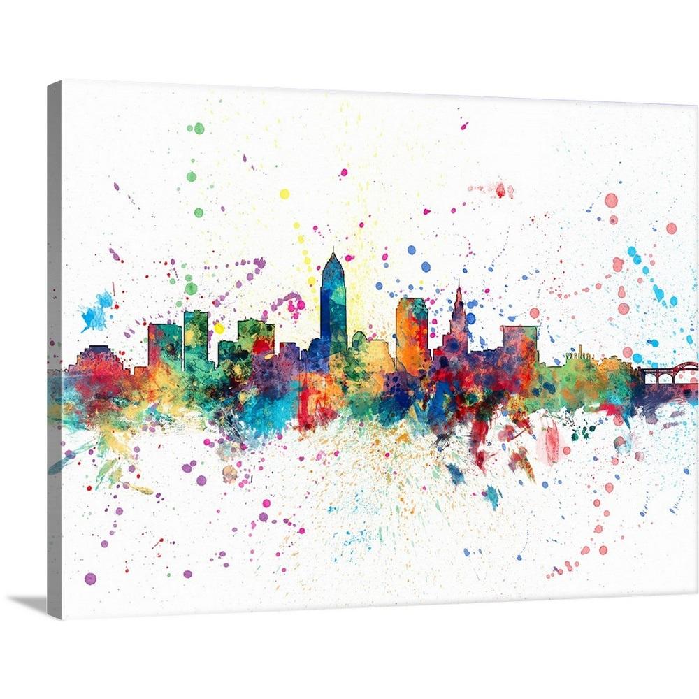 Greatbigcanvas Cleveland Ohio Skyline By Michael Tompsett Canvas Wall Art 2448196 24 40x30 The Home Depot - Cleveland Wall Art Greatbigcanvas Cleveland Ohio Skyline By Michael Tompsett Canvas Wall Art 2448196 24 40x30 The Home Depot - Cleveland Wall Art