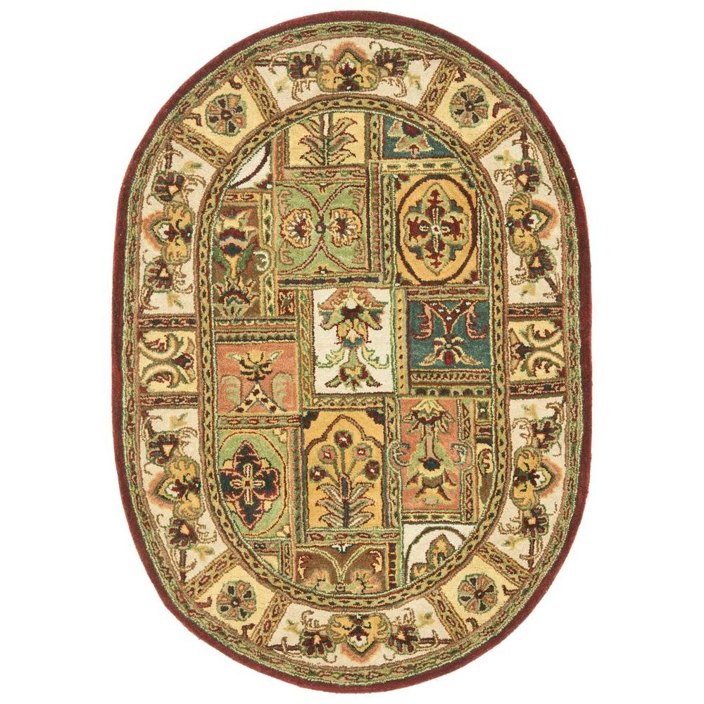 Safavieh Classic Assorted 8 ft. x 10 ft. Oval Area RugCL386A8OV The