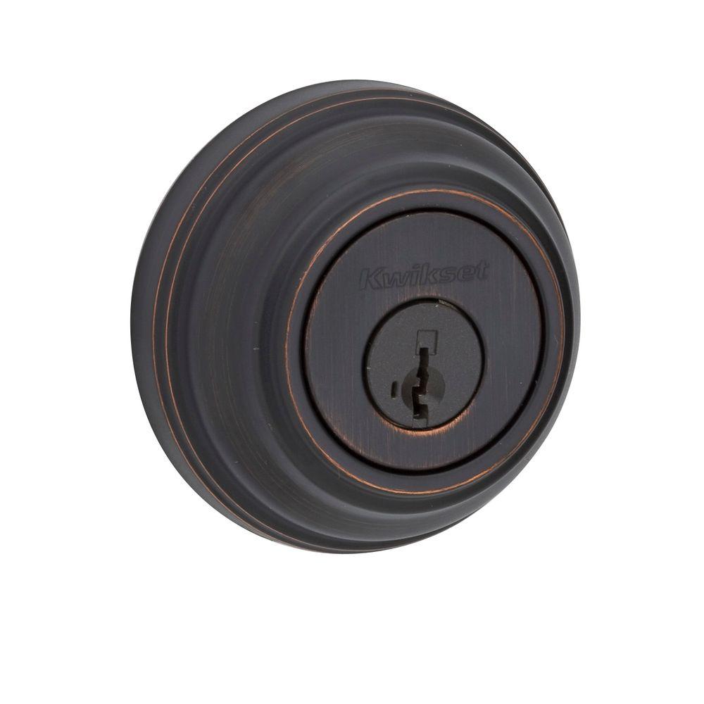 UPC 883351025348 product image for Kwikset Bronze Venetian Single Cylinder Deadbolt Featuring SmartKey Security | upcitemdb.com
