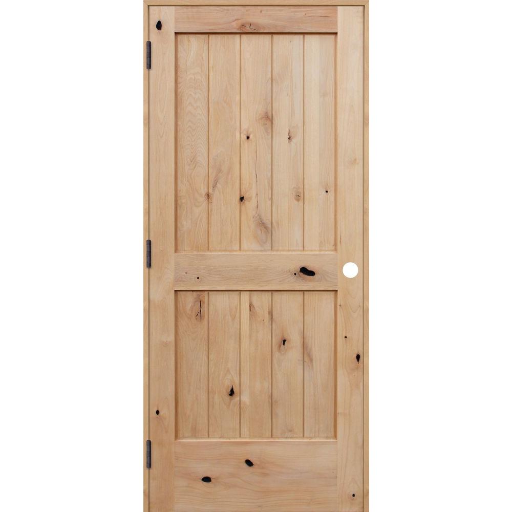 Pacific Entries 18 In X 80 In Rustic Prefinished 2 Panel V