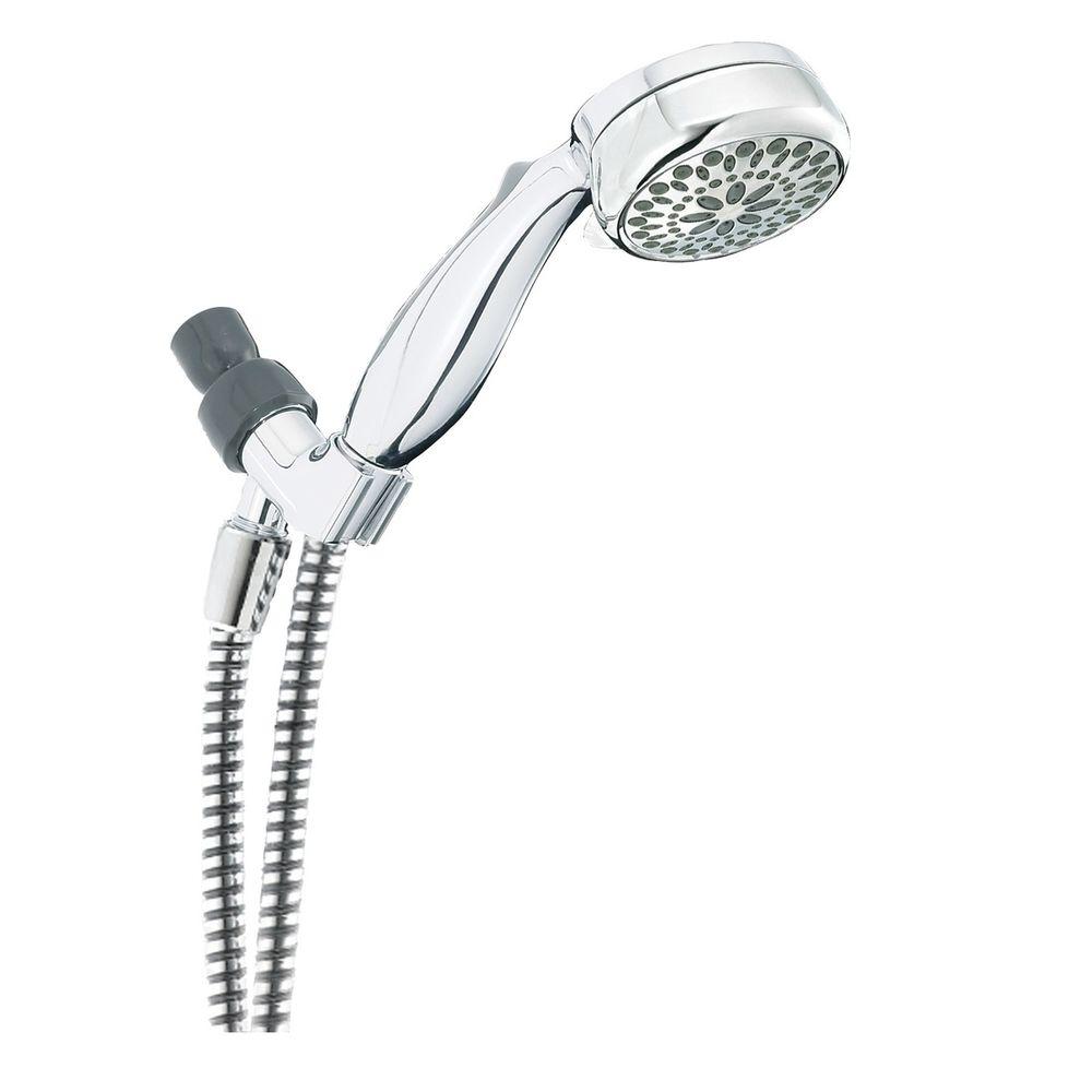 Delta 7 Spray 3 3 In Single Wall Mount Handheld Rain Shower Head