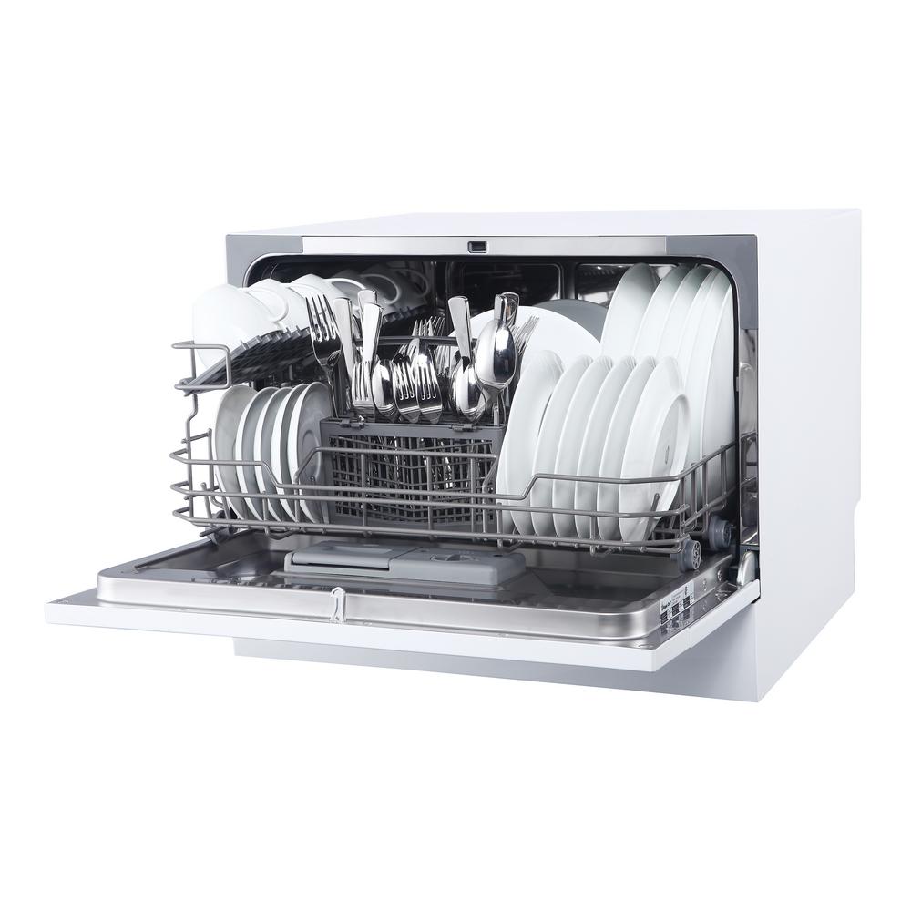 biggest countertop dishwasher