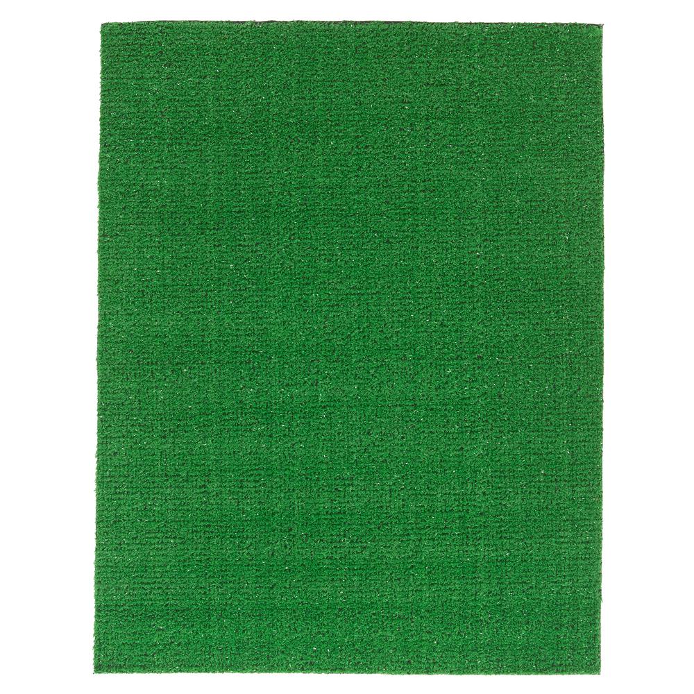 Ottomanson Evergreen Collection 1 66 Ft X 2 5 Ft Green Artificial Grass Area Rug R250 20x30 The Home Depot