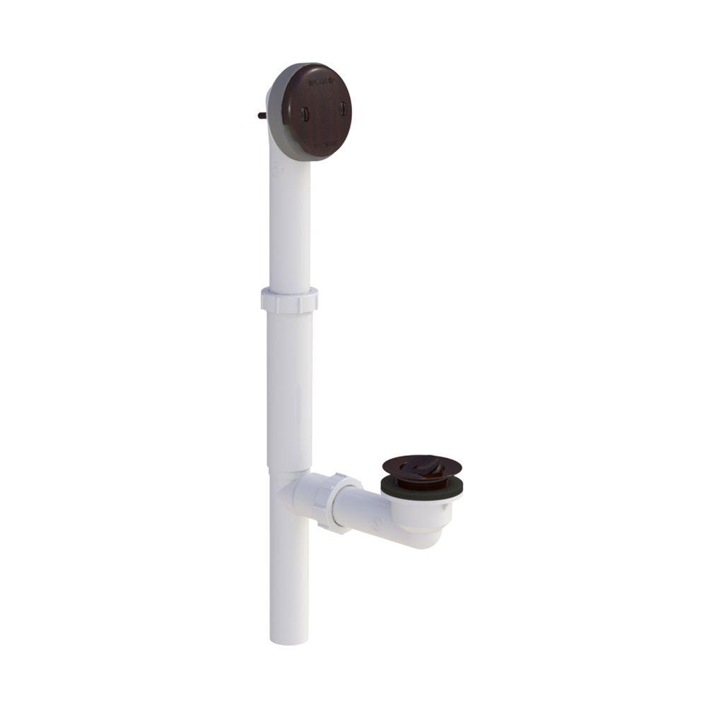 Rubbed Bronze Standard Plumbing Supply Watco 500-LT-PVC-BZ Lift /& Turn Bath Waste