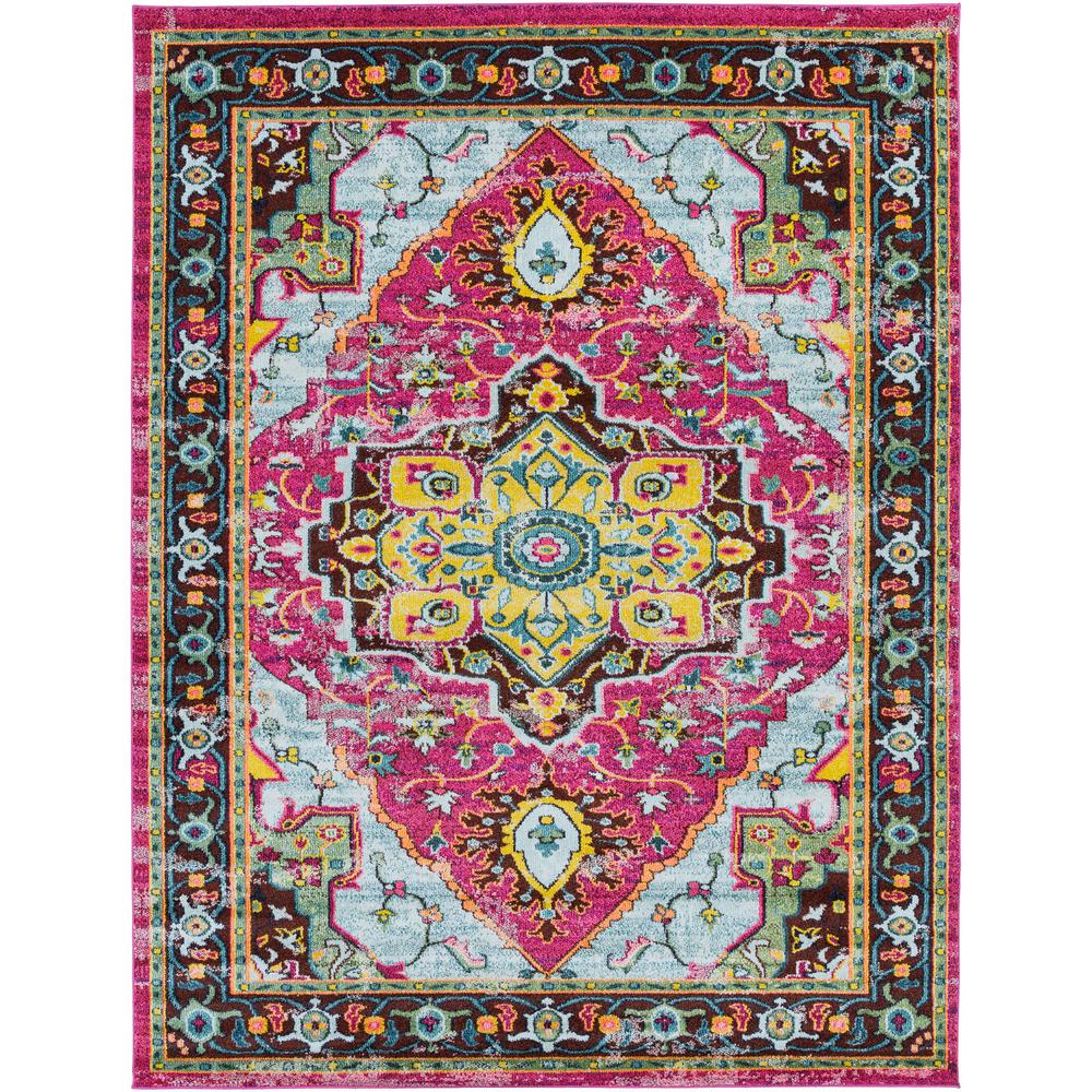 Artistic Weavers Yasuko Bright Pink 8 Ft X 10 Area Rug Artistic Weavers Yasuko Bright Pink 8 Ft X 10 Area Rug