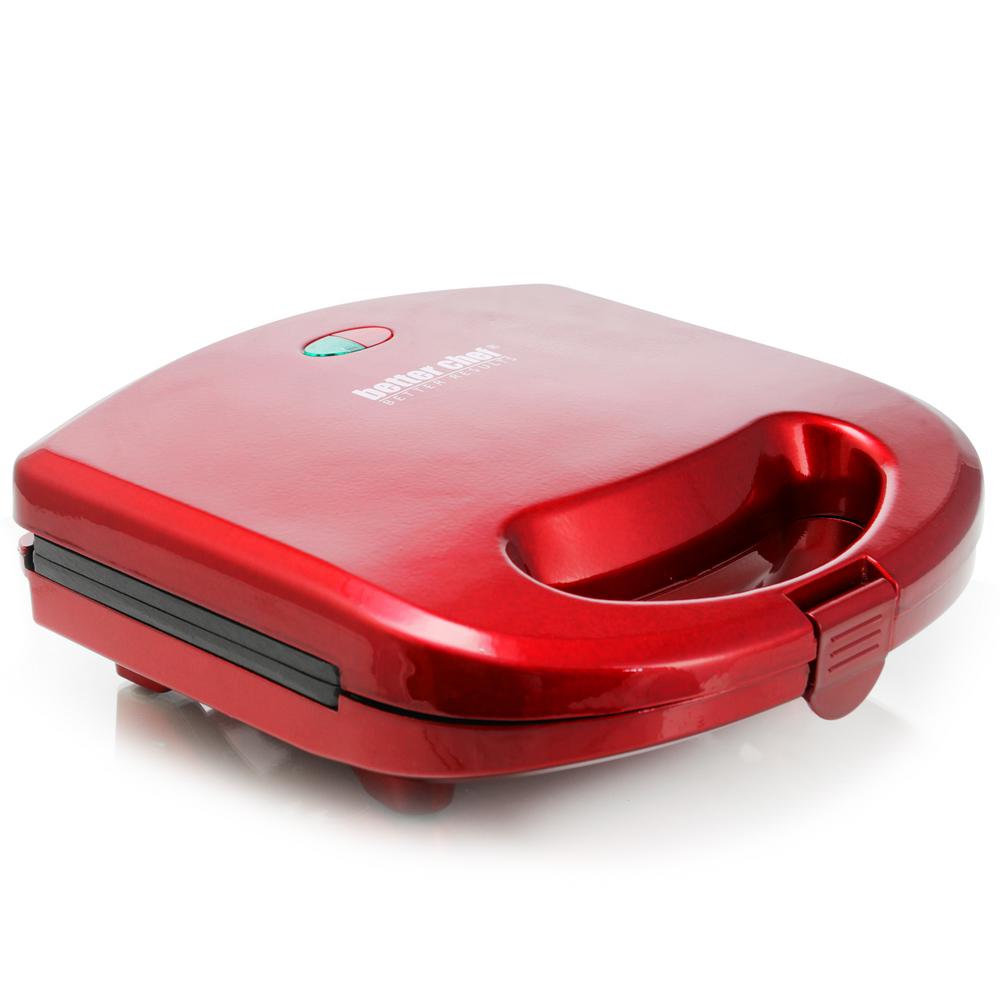 Better Chef Sandwich Maker in Red