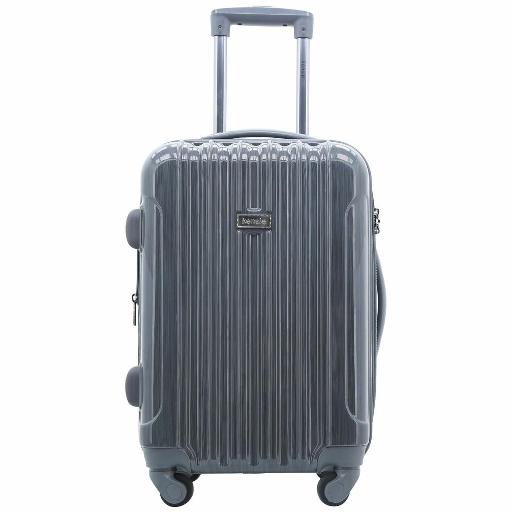 kensie 20 in expandable spinner carry on