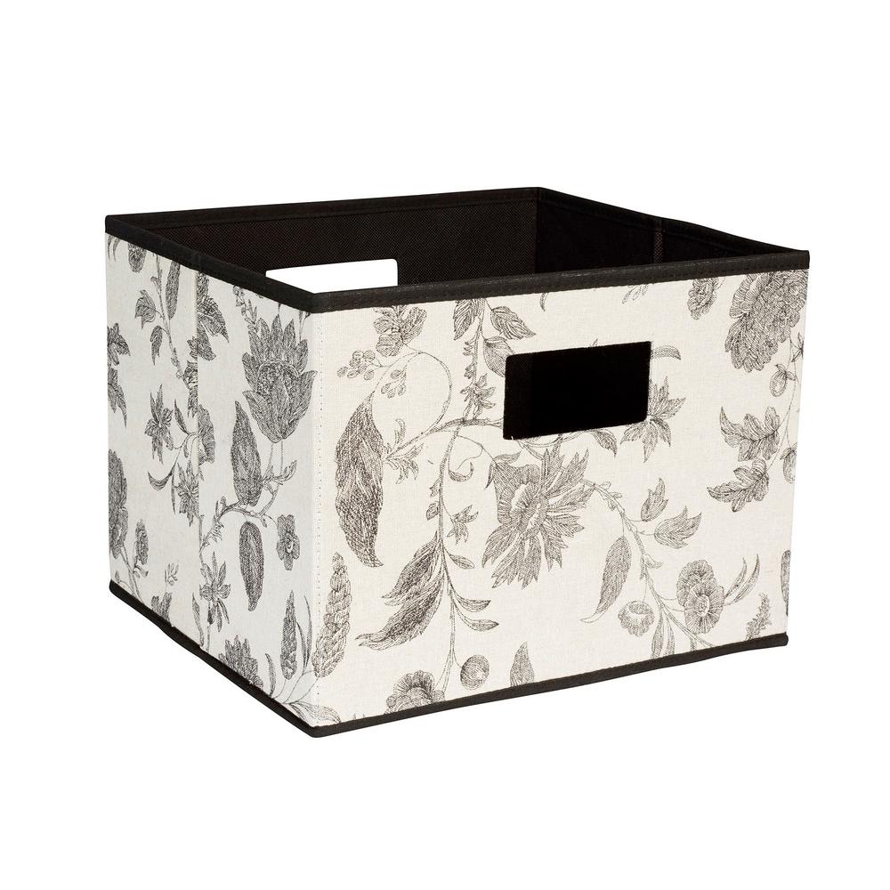 Household Essentials 13 in. x 10 in. Deluxe Open Storage Bin with