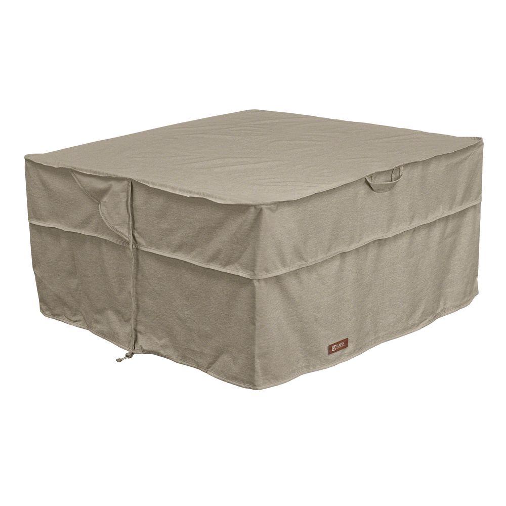 Classic Accessories Montlake Square Fire Table Cover 55 666 016701 Montlake Square Fire Table Cover