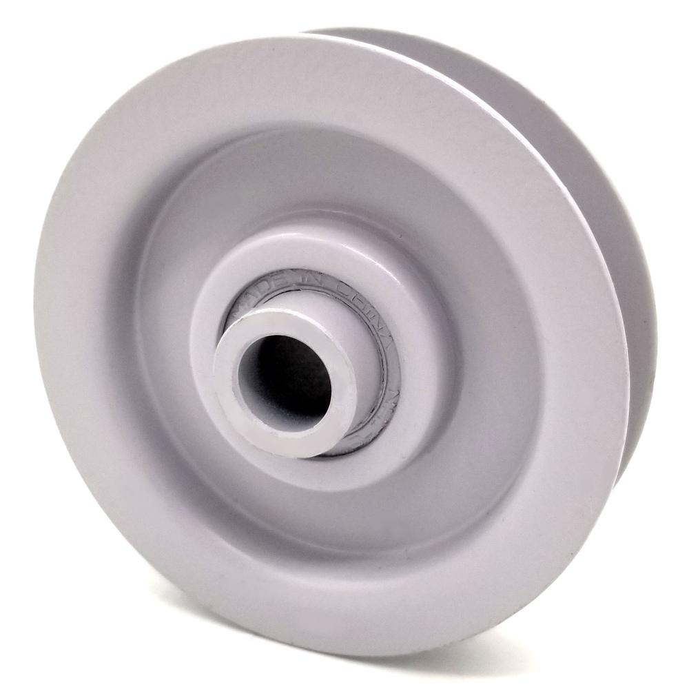 1.86 in. Flat Dia 3/8 in. Bore Steel Flat Idler Pulley391209 The