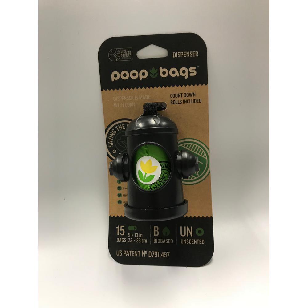 fire hydrant poop bag dispenser
