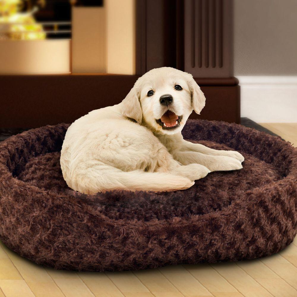 dog snuggle bed pets at home