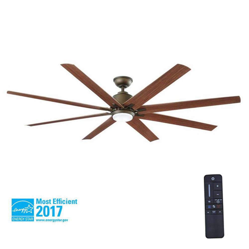 Home Decorators Collection Kensgrove 72 In Led Indoor Outdoor Home Decorators Collection Kensgrove 72 In Led Indoor Outdoor Espresso Bronze Ceiling Fan With Remote Control Yg493od Eb The Depot