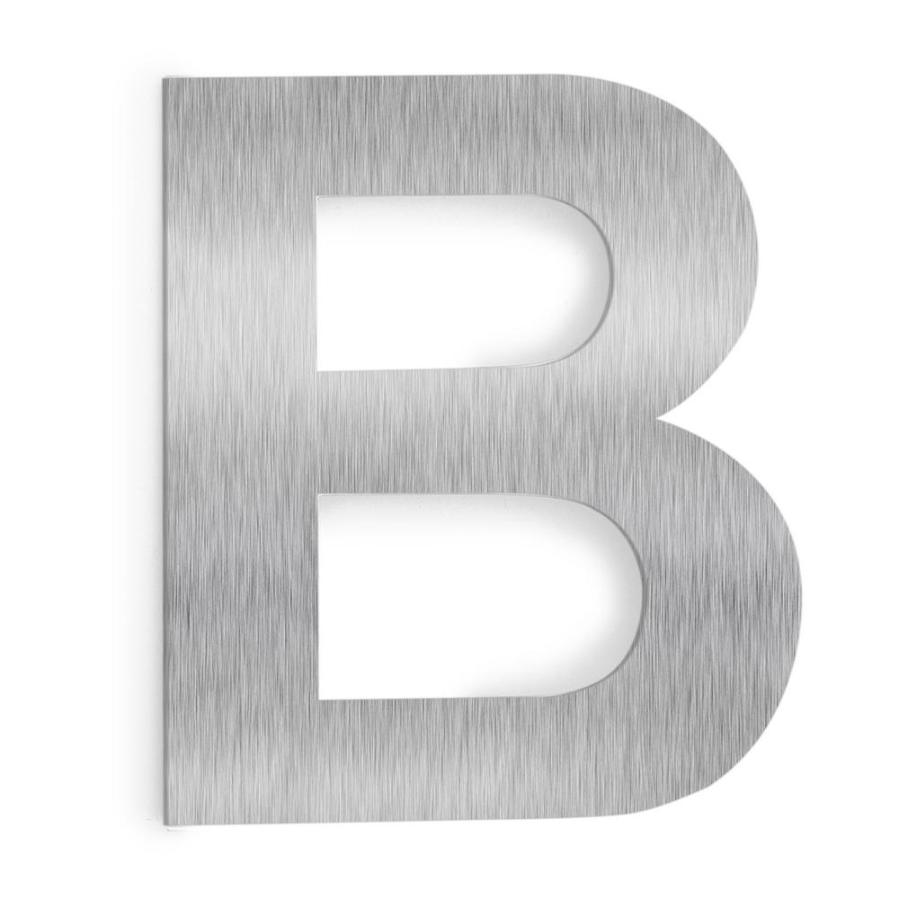 Barton 6 In. Satin Stainless Steel Floating House Letter B-90123 - The ...