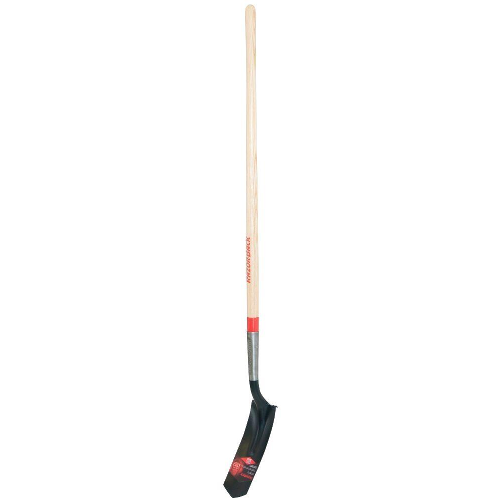 Razor-Back 47.5 in. Wood Handle Trenching Shovel-2594600 - The Home Depot