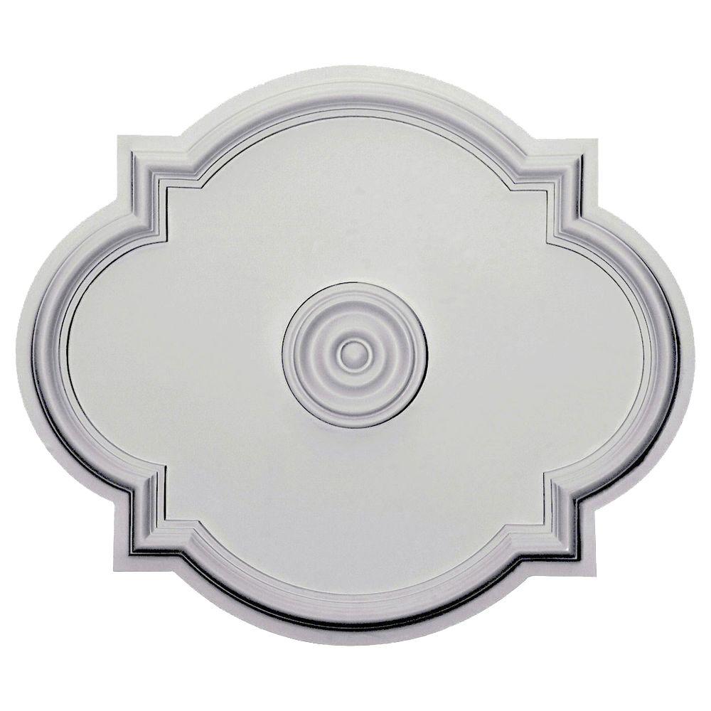 Ekena Millwork 24 in. x 201/2 in. Waltz Ceiling MedallionCM24WA The