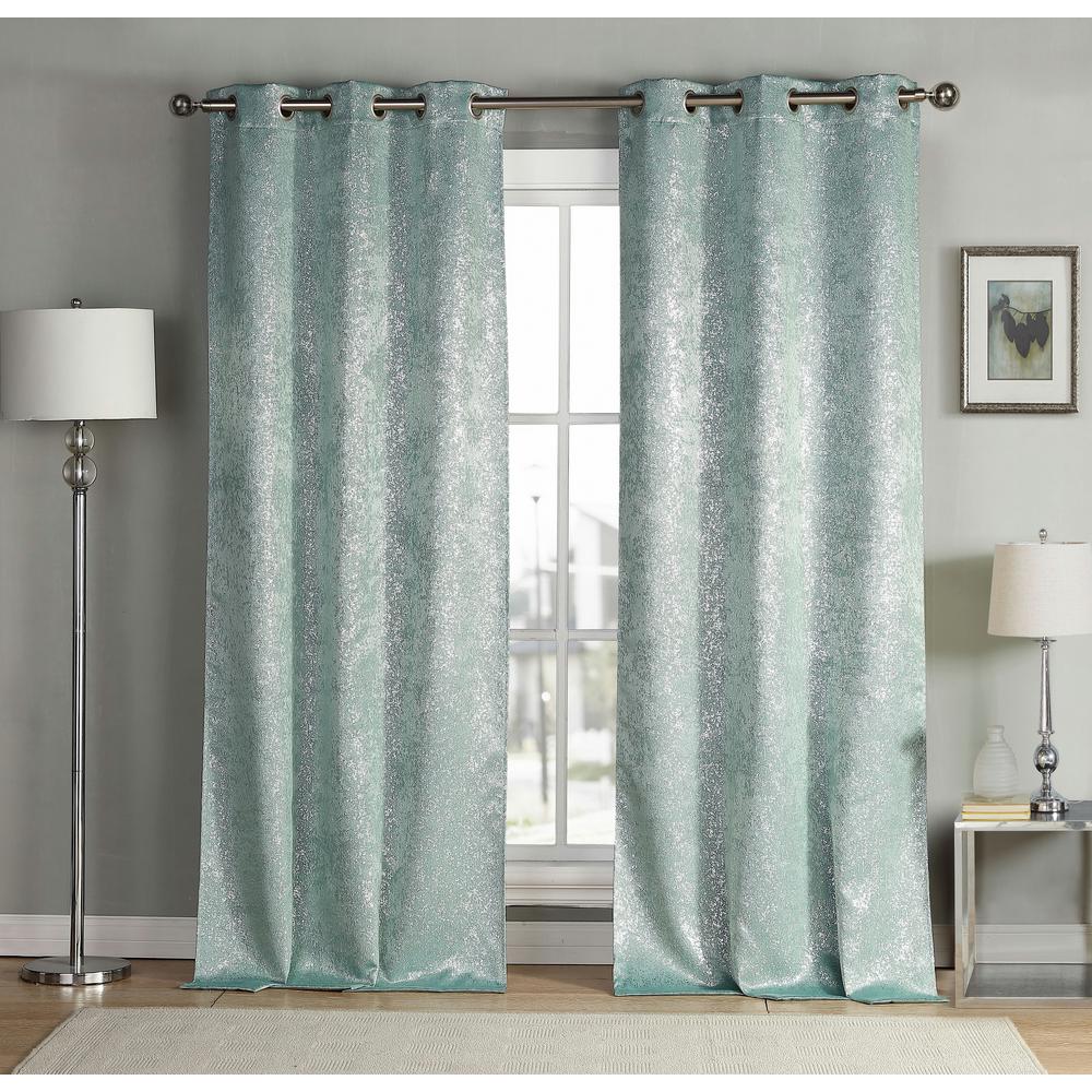 Duck River Maddie 84 In L X 38 In W Polyester Blackout Curtain