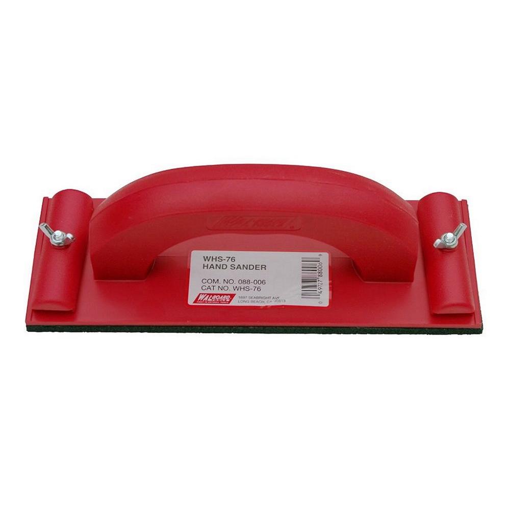 WalBoard Tools 31/4 in. x 91/4 in. Plastic Hand Sander88006 The Home Depot