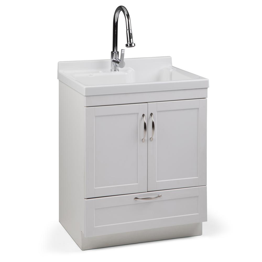Simpli Home Maile 28 in. x 22 in. x 36 in. Acrylic ABS ...