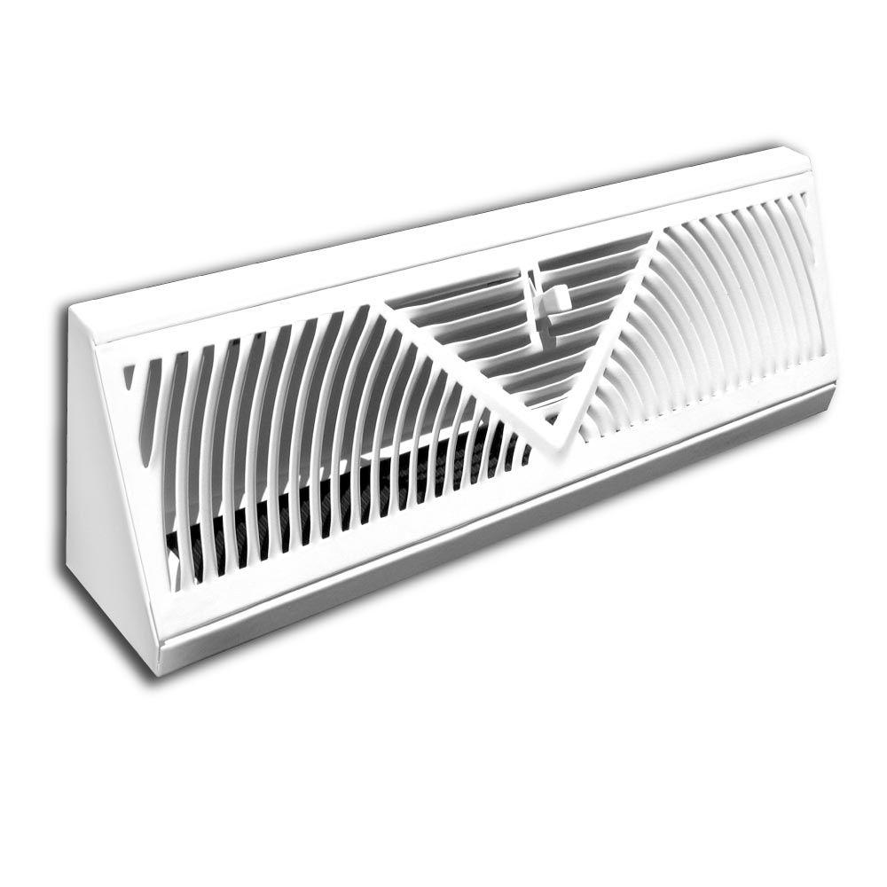 SPEEDI-GRILLE 20 in. x 20 in. Return Air Vent Filter Grille, White ...