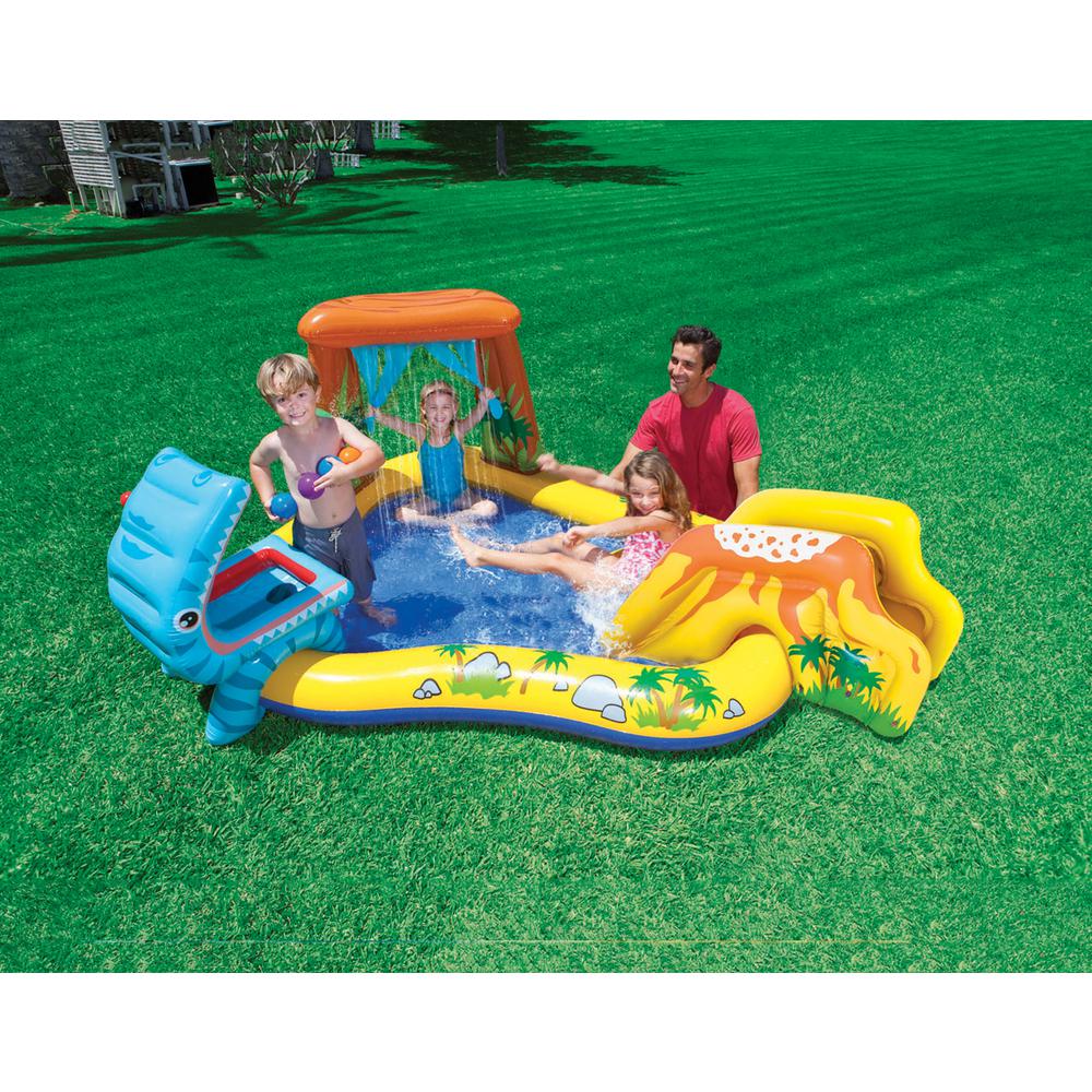 Intex Dinosaur Play Center 8 2 Ft X 6 25 Ft Rectangular 43 In D