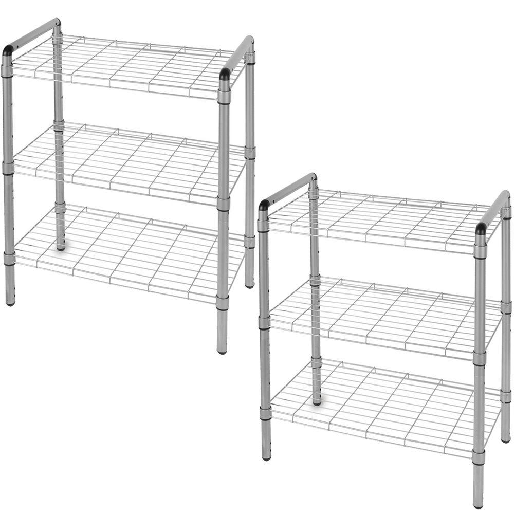 to how assemble racks shelving wire Art The of 23 3 Tier Adjustable Storage in. Quick Rack