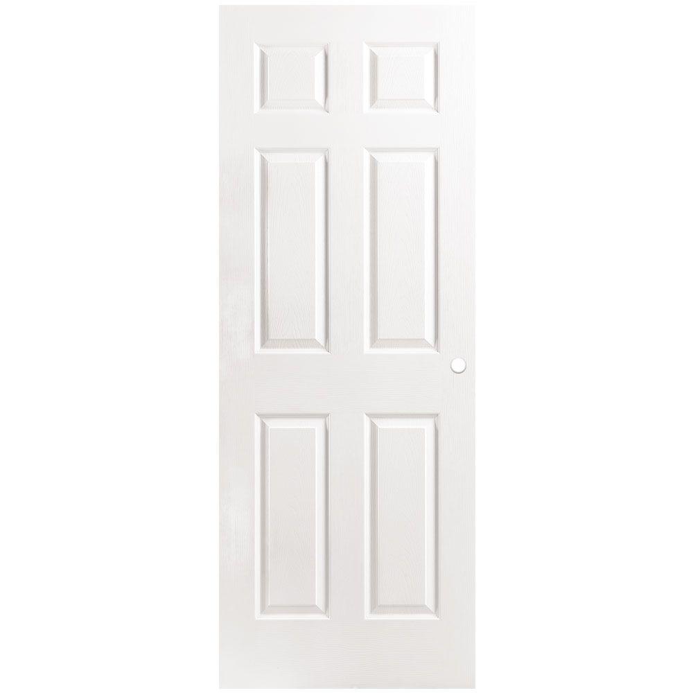 Masonite 30 In X 80 Textured 6 Panel Hollow Core Primed Masonite 30 In X 80 Textured 6 Panel Hollow Core Primed Composite