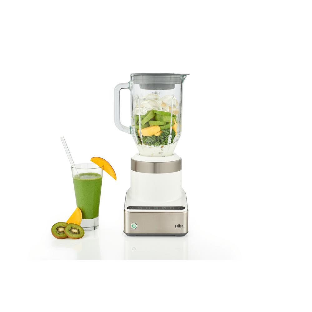 Braun Puremix 56 Oz 3 Speed White And Stainless Steel Countertop
