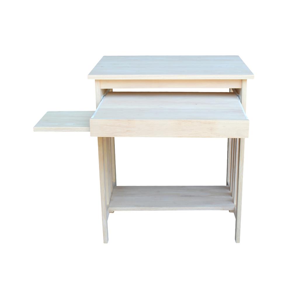 International Concepts Unfinished Keyboard Tray Desk 273 The