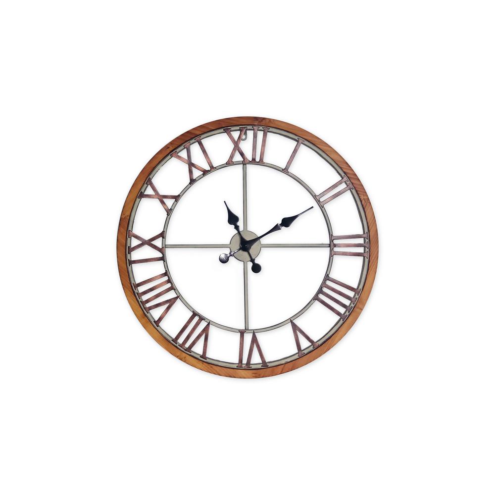 Annalise 24in Metal Wall Clock