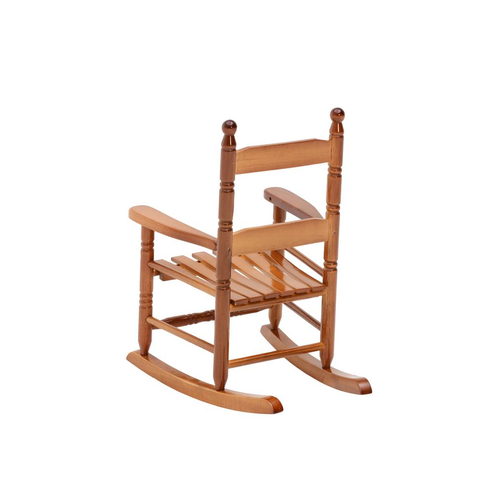 childs red rocking chair