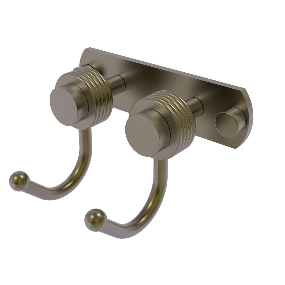 Allied Brass Mercury Collection 2 Position Multi Screw-In Robe Hook with Groovy... by Allied Brass