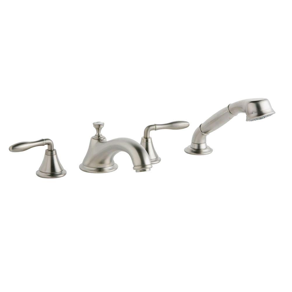 Grohe Seabury 2 Handle Deck Mount Roman Bathtub Faucet With