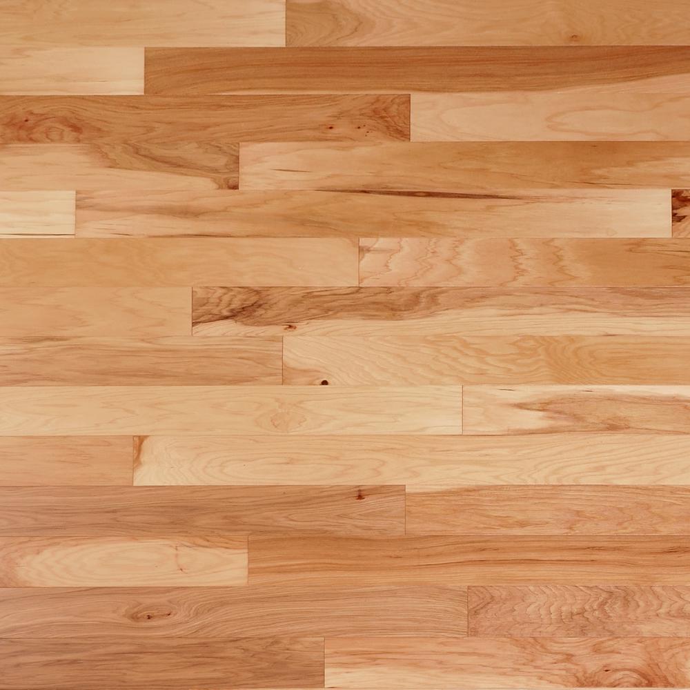 Prefinished Best Rated Solid Hardwood Flooring The Hickory Natural 3 4 In Thick X 2 1