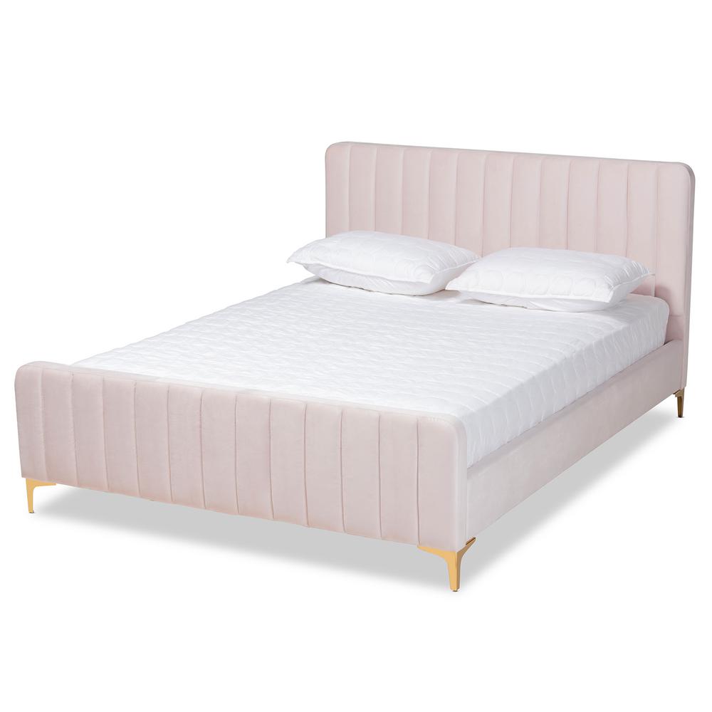 baby pink bed