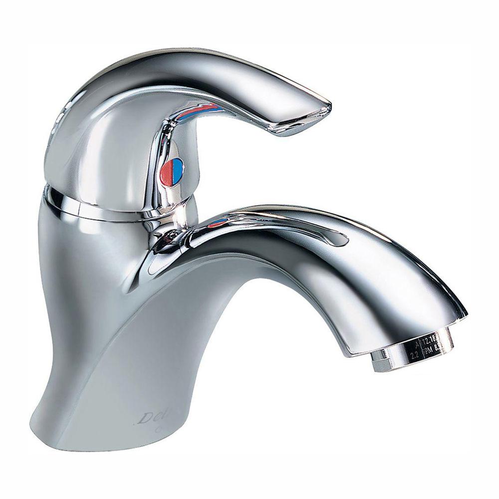 Chrome Delta Single Hole Bathroom Faucets 22c601 64 1000 