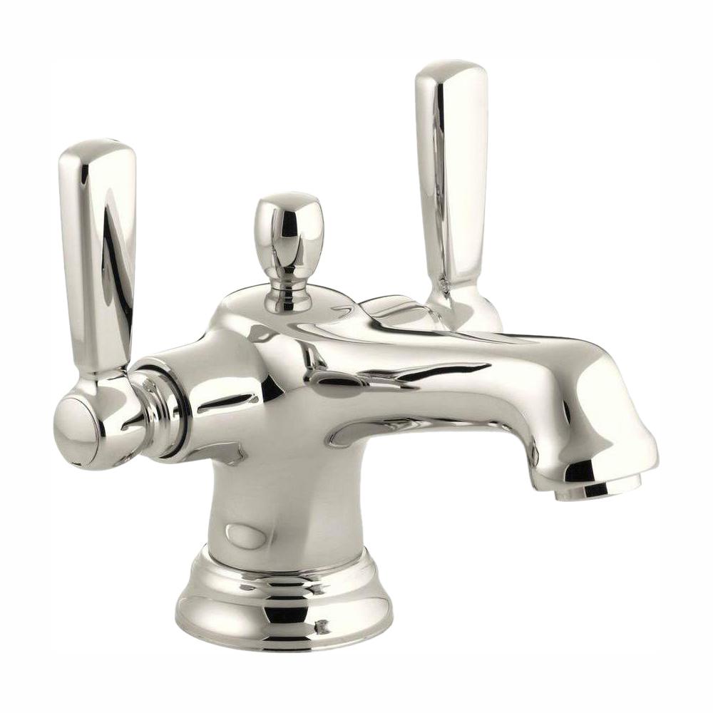 Vibrant Polished Nickel Kohler Centerset Bathroom Sink Faucets K 10579 4 Sn 64 1000 