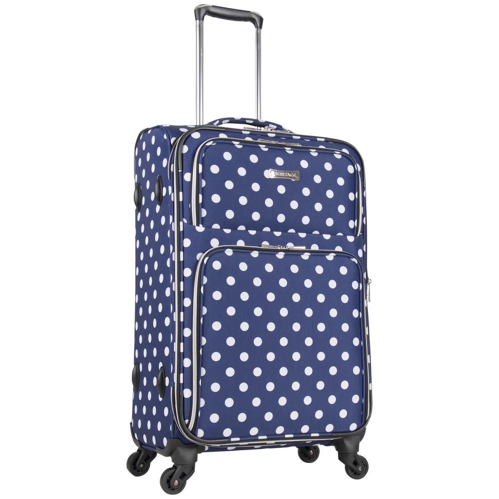 4 wheel expandable suitcase