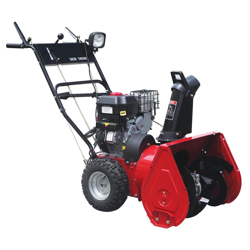 UPC 866392000161 product image for Worldlawn 24 in. 7.5 HP Electric Start Briggs & Stratton Two-Stage Gas Snow Blow | upcitemdb.com