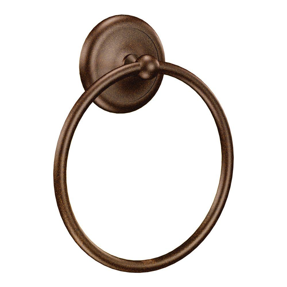MOEN Yorkshire Towel Ring in Old World BronzeBP5386OWB The Home Depot