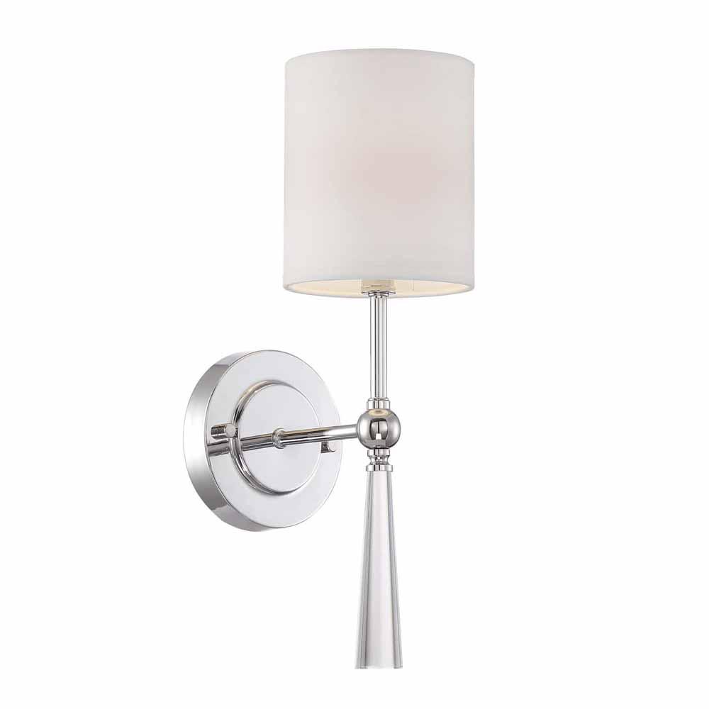 Cordelia Lighting 1 Light Chrome Wall Sconce