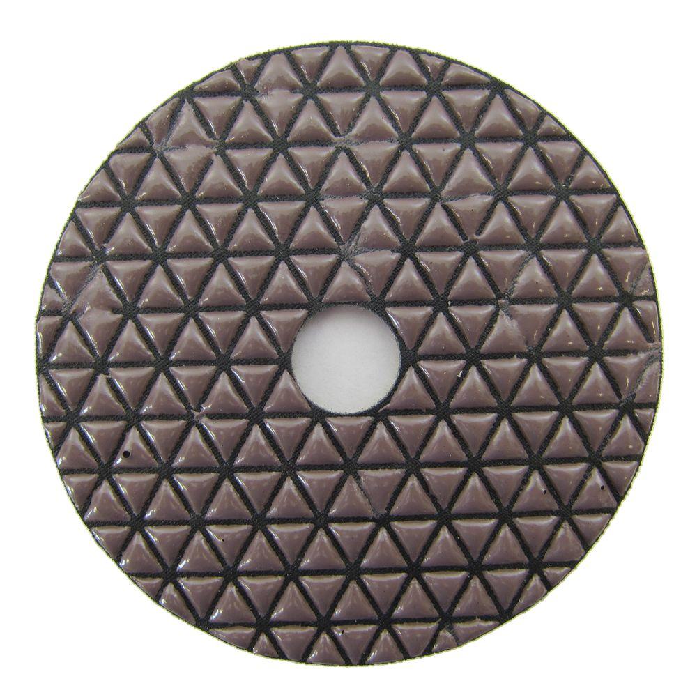 Archer USA 4 in. 50 Grit Dry Diamond Polishing Pad for StoneDPP04B50 The Home Depot
