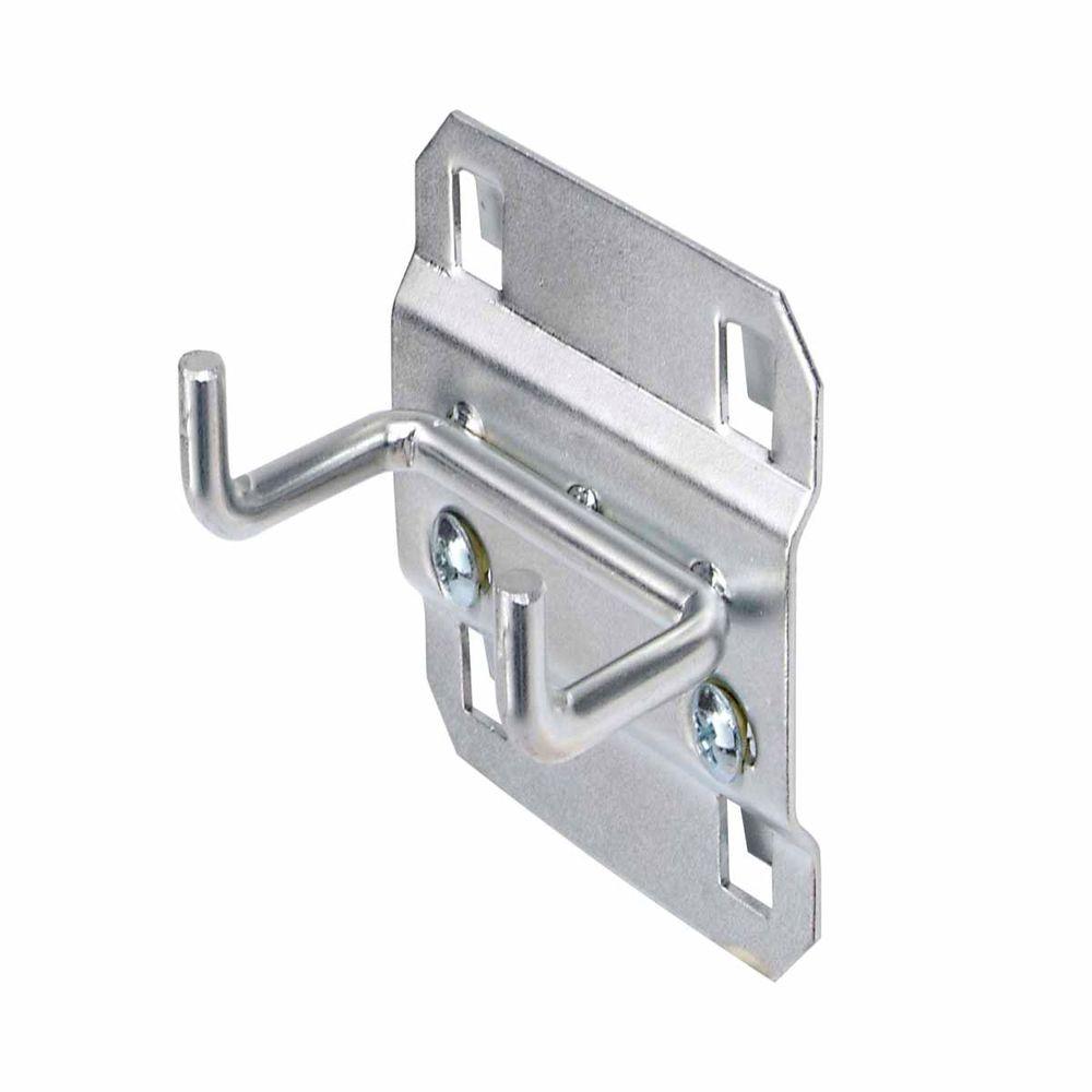 LocHook 1/2 in. Single Rod 30 Degree Bend 3/16 in. Dia Zinc Plated