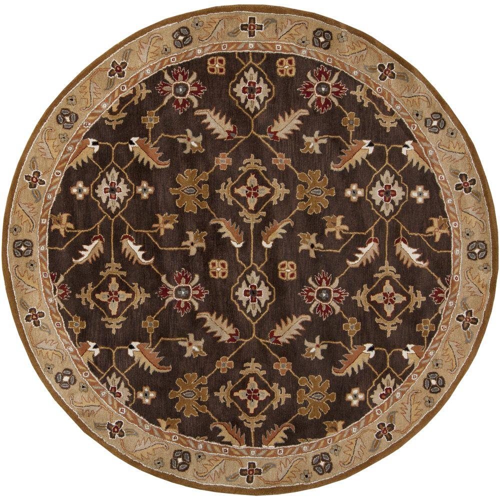 Artistic Weavers Epictus Chocolate 10 ft. x 10 ft. Round Indoor Area ...