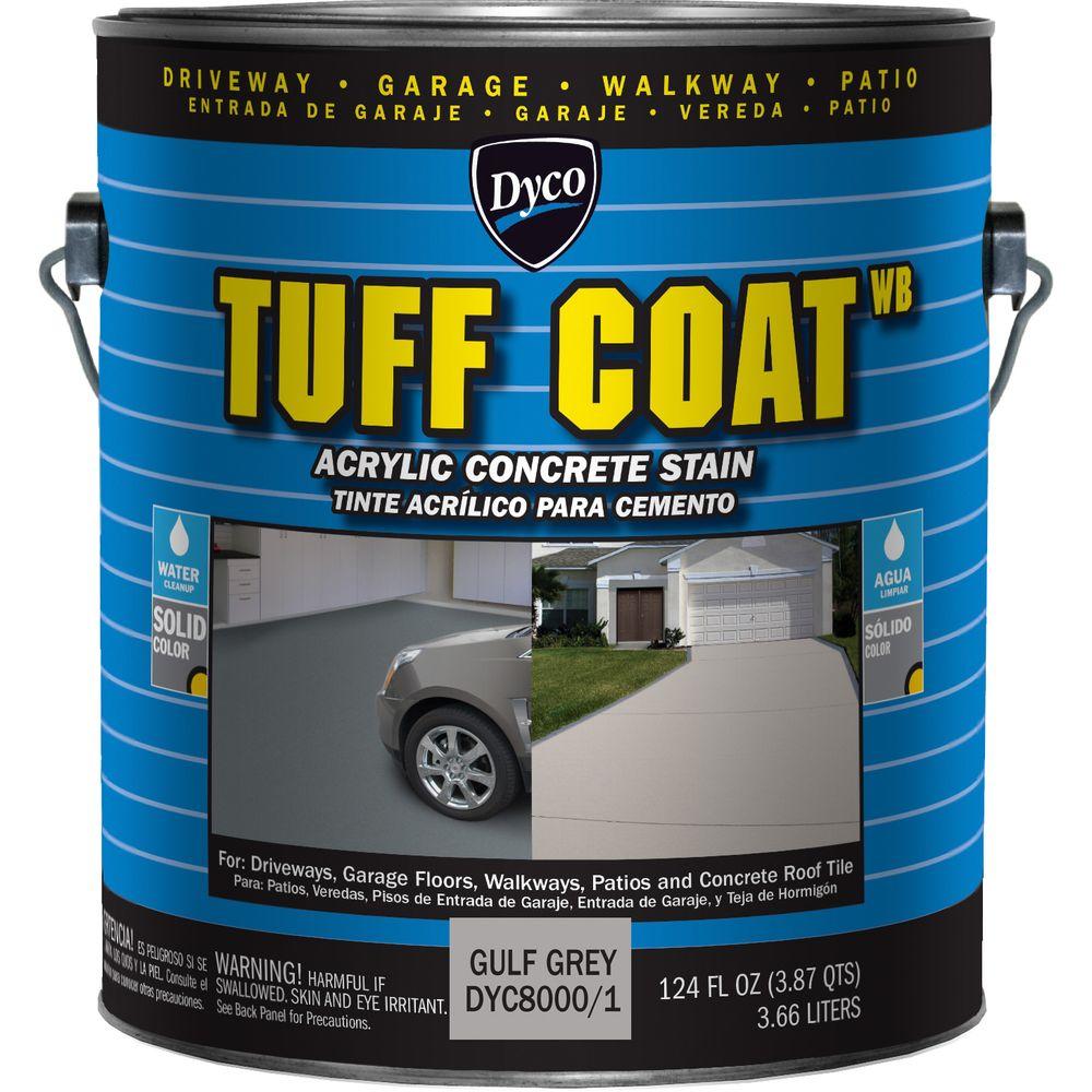 Dyco Tuff Coat 1 gal. 8000 Gulf Grey Low Sheen Exterior Waterborne