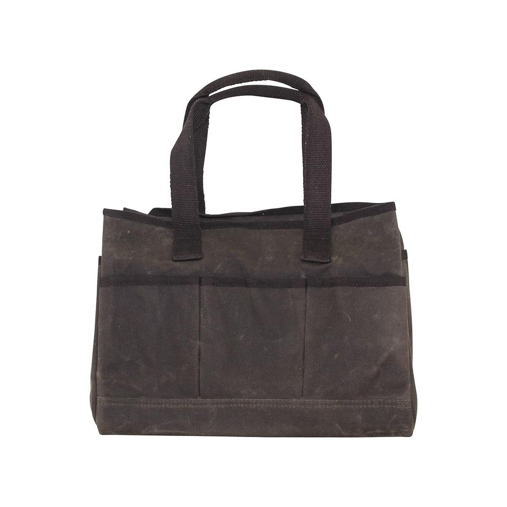 CB Station Waxed Canvas Olive Utility Tote Bag6552 The Home Depot