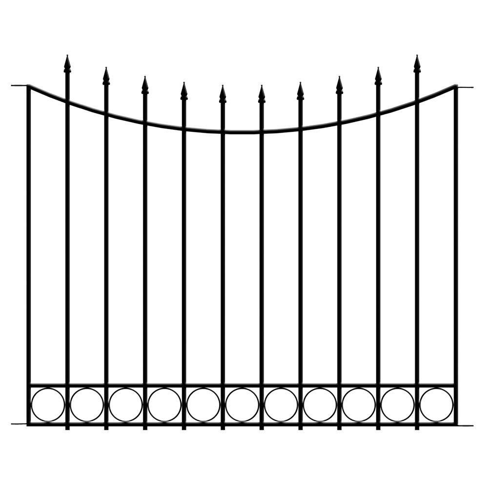 Border Fence Steel Garden Fencing Landscaping The Home Depot