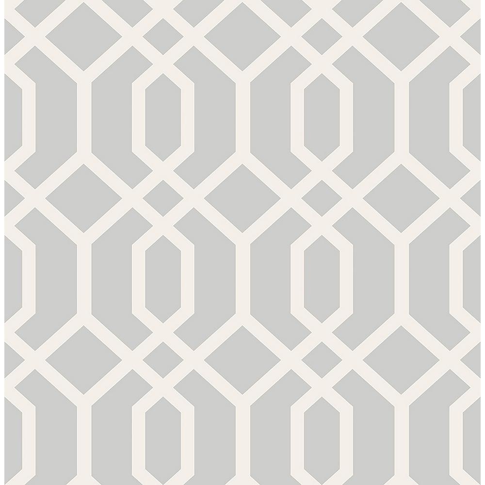 Grey Wallpaper Home Decor The Home Depot