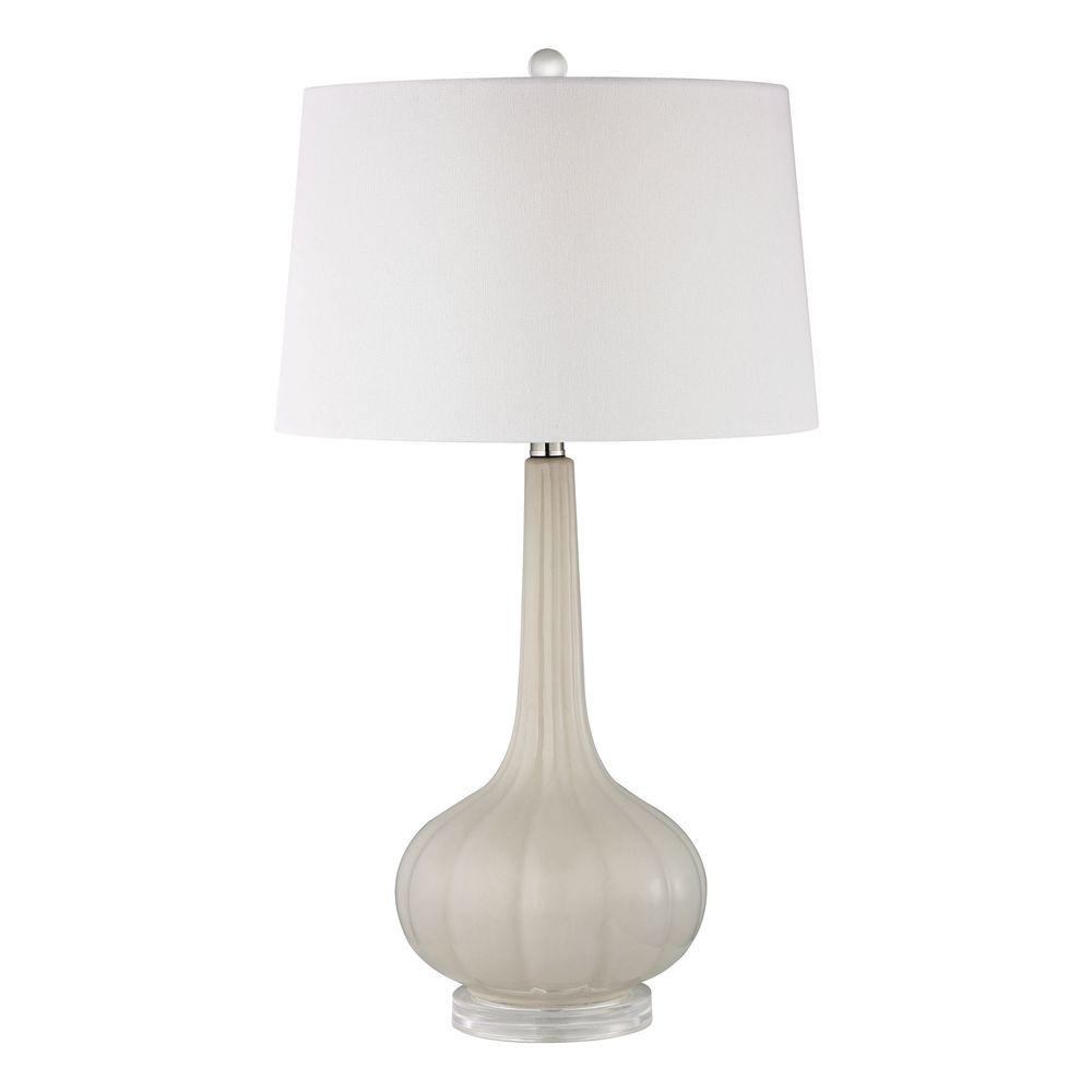 Titan Lighting Abbey Lane 30 In Off White Ceramic Table Lamp Tn Titan Lighting Abbey Lane 30 In Off White Ceramic Table Lamp
